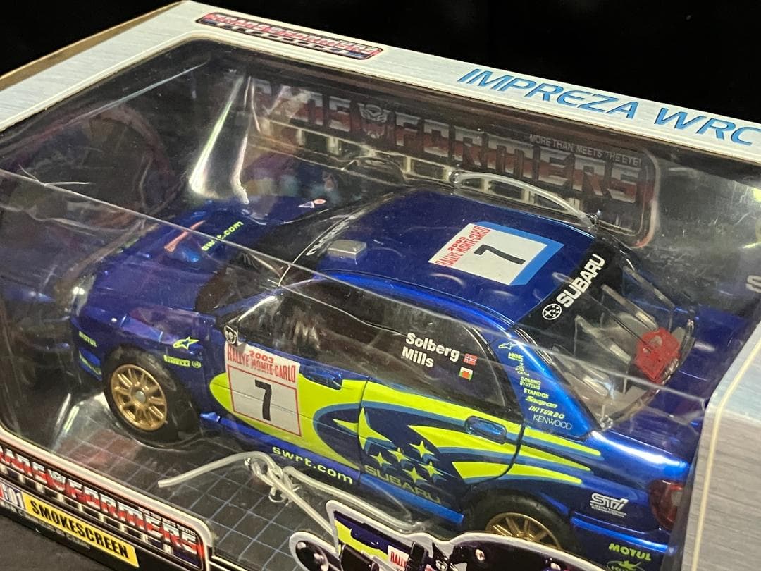 スバル インプレッサ WRC 2003 ミニカーモデルカートランスフォーマー3点