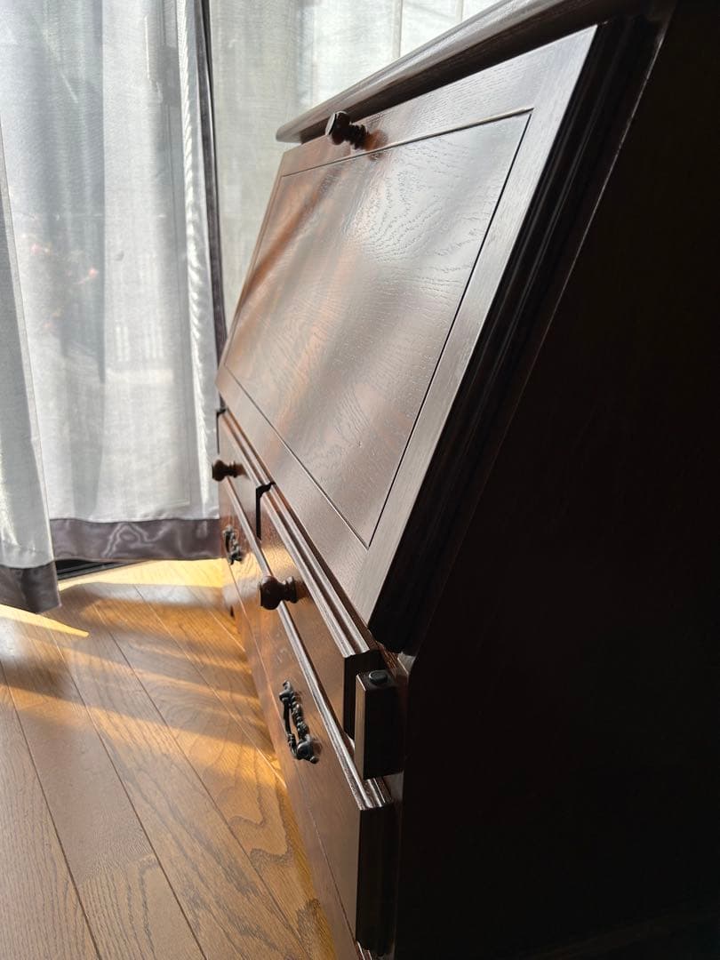 越後民芸家具　ライティングビューロー　座式　文机