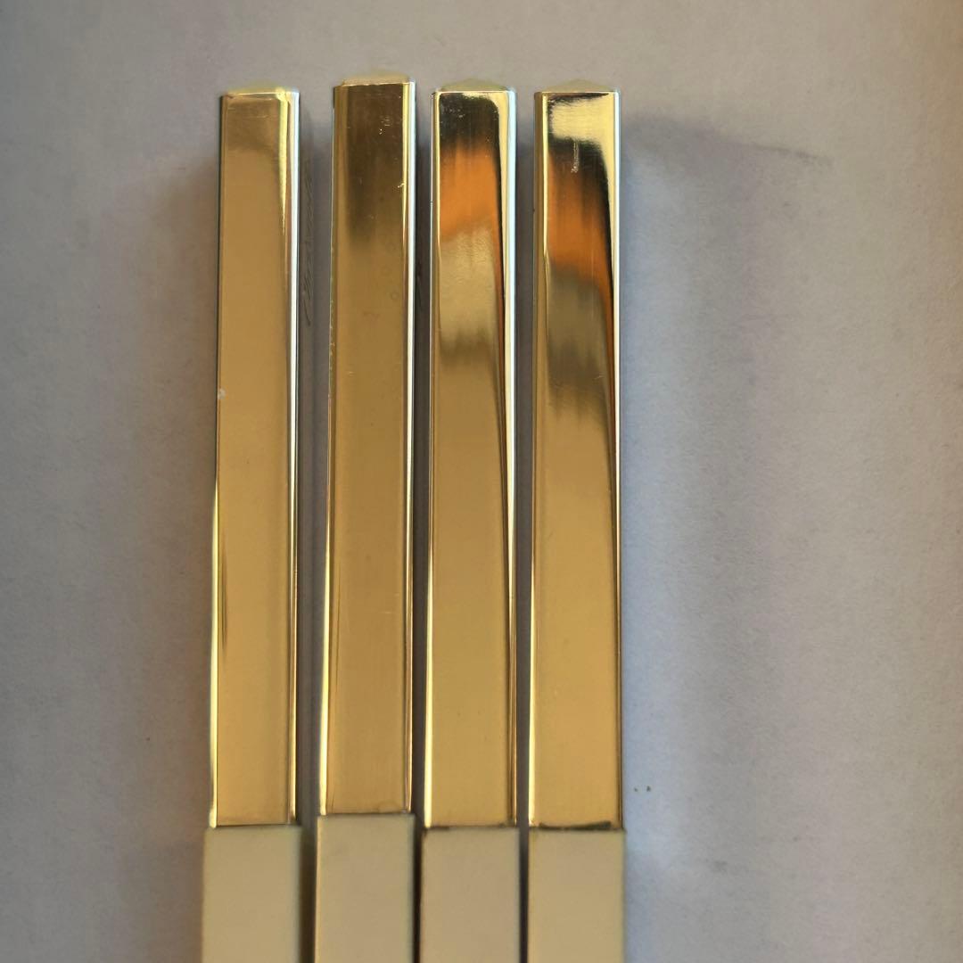 M@¥u様 クリストフル　Christofle　お箸　ホワイト　2膳　2セット