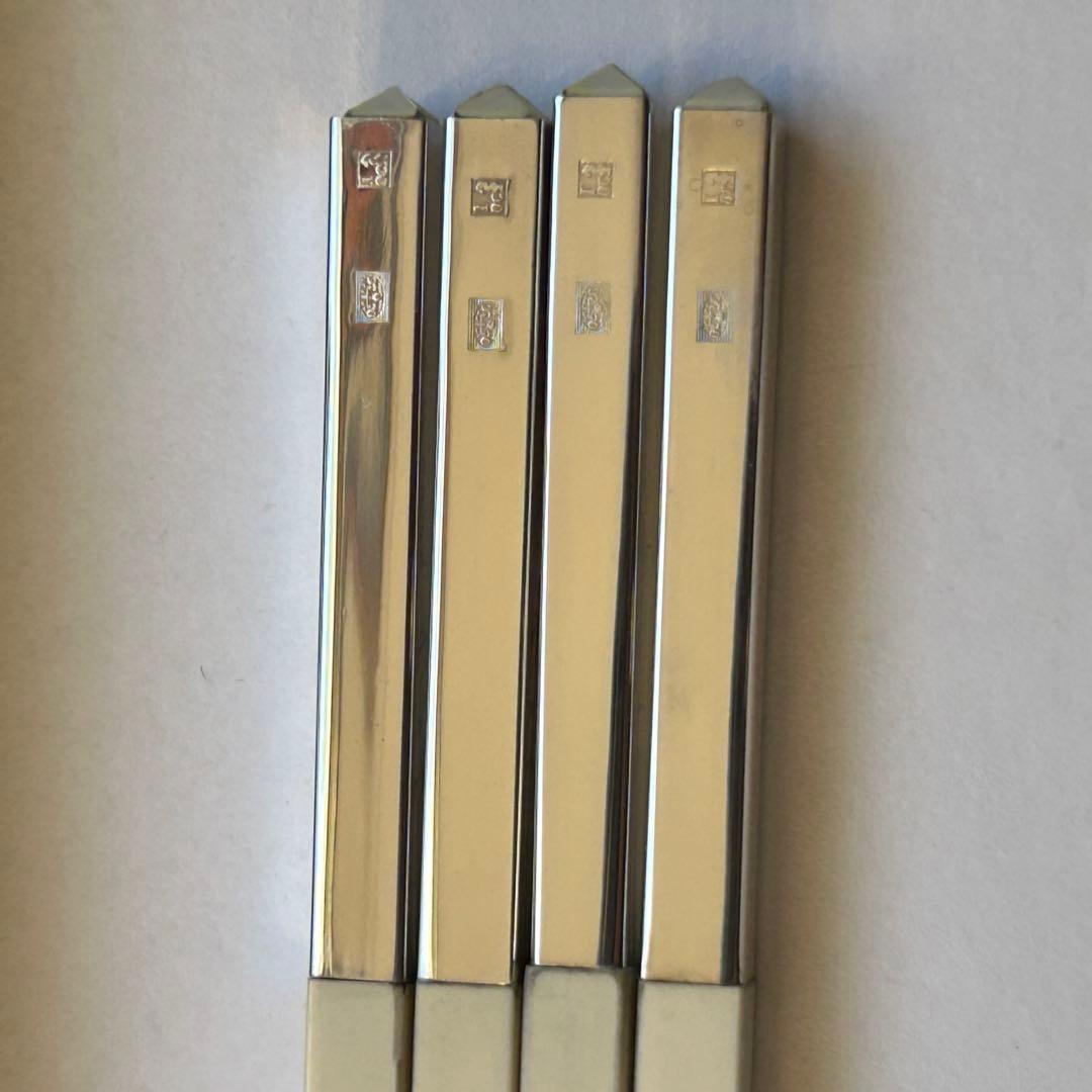 M@¥u様 クリストフル　Christofle　お箸　ホワイト　2膳　2セット