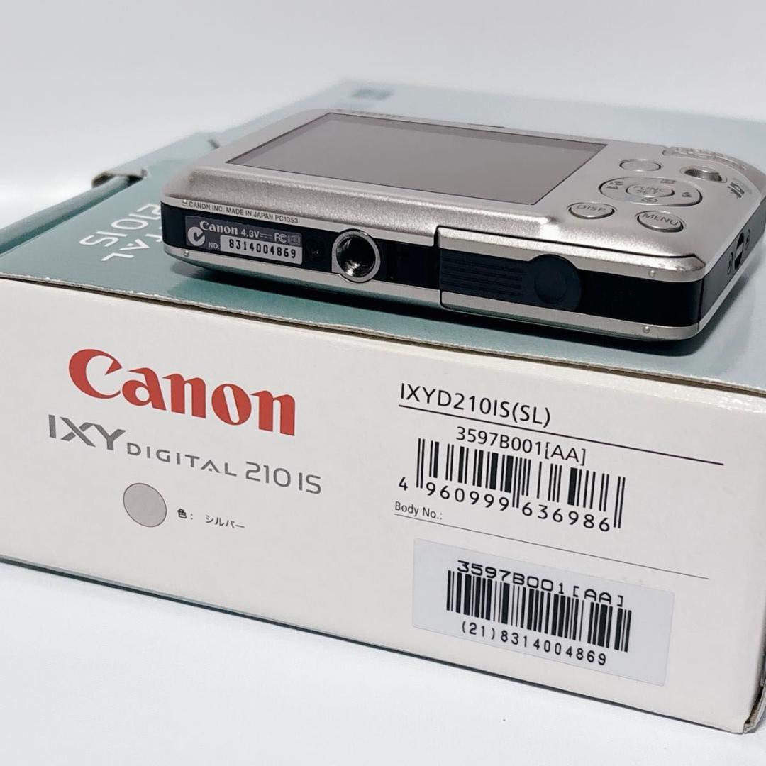 Canon IXY DIGITAL 210 IS シルバー 箱付き コンデジ