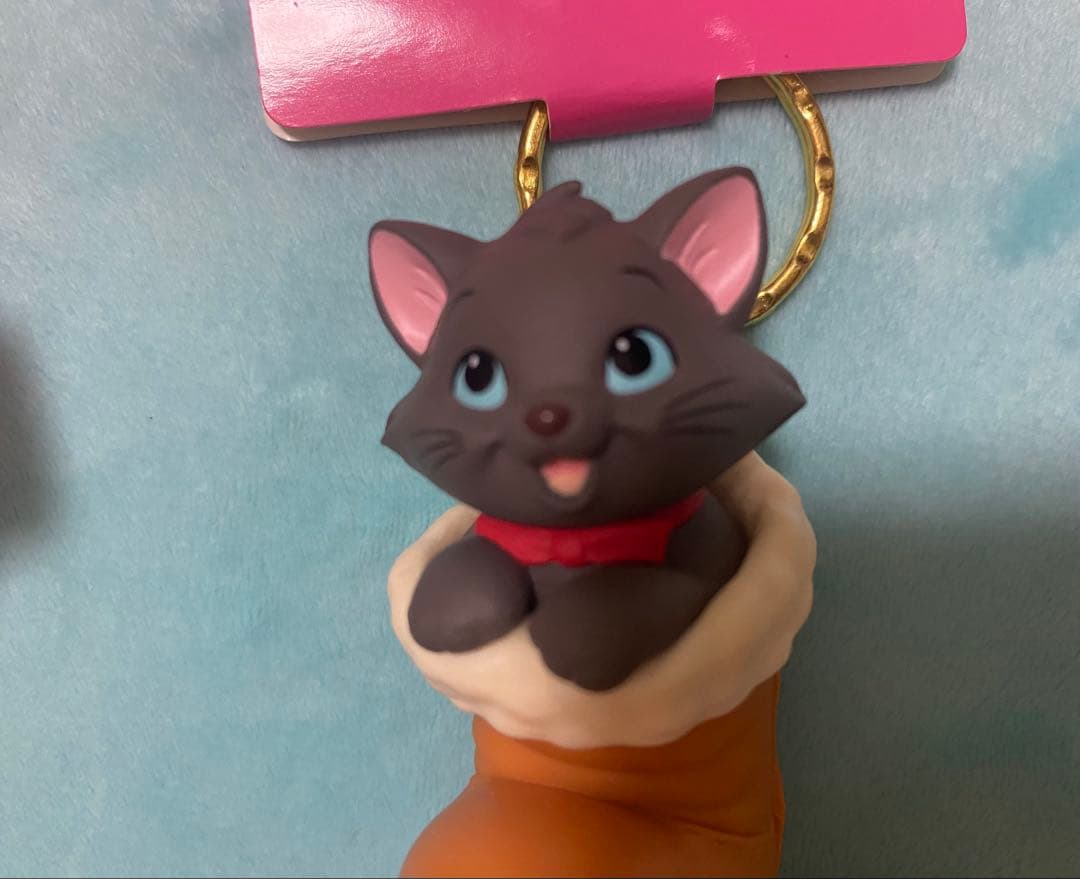 ディズニー　おしゃれキャット　キーチェーン　マリー・ベルリオーズ・トゥルーズ