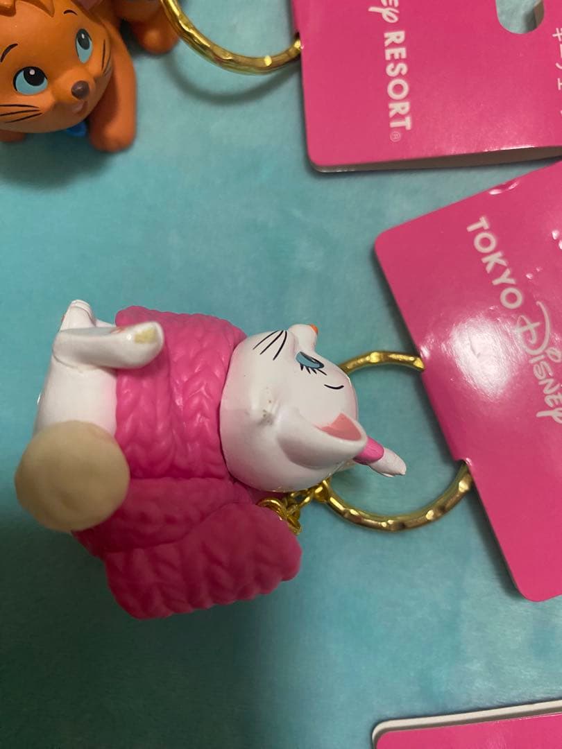 ディズニー　おしゃれキャット　キーチェーン　マリー・ベルリオーズ・トゥルーズ