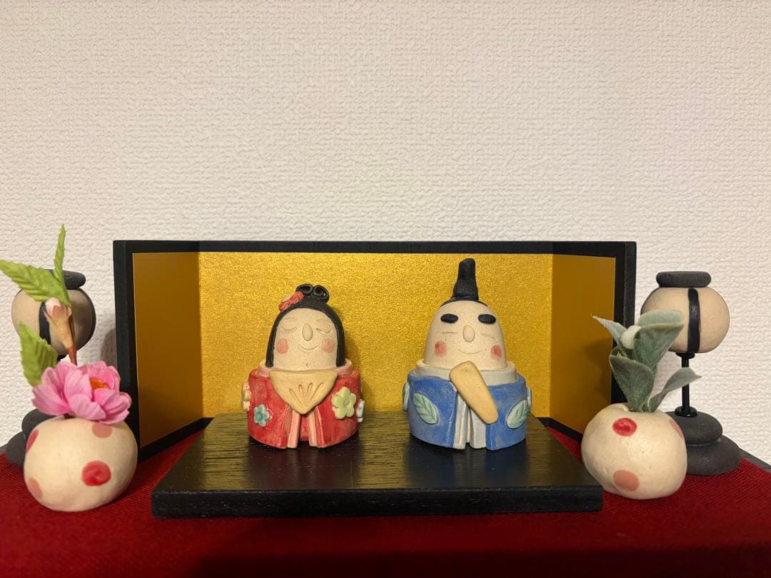 岡崎順子　雛人形　お雛様　ひな祭り　作家もの
