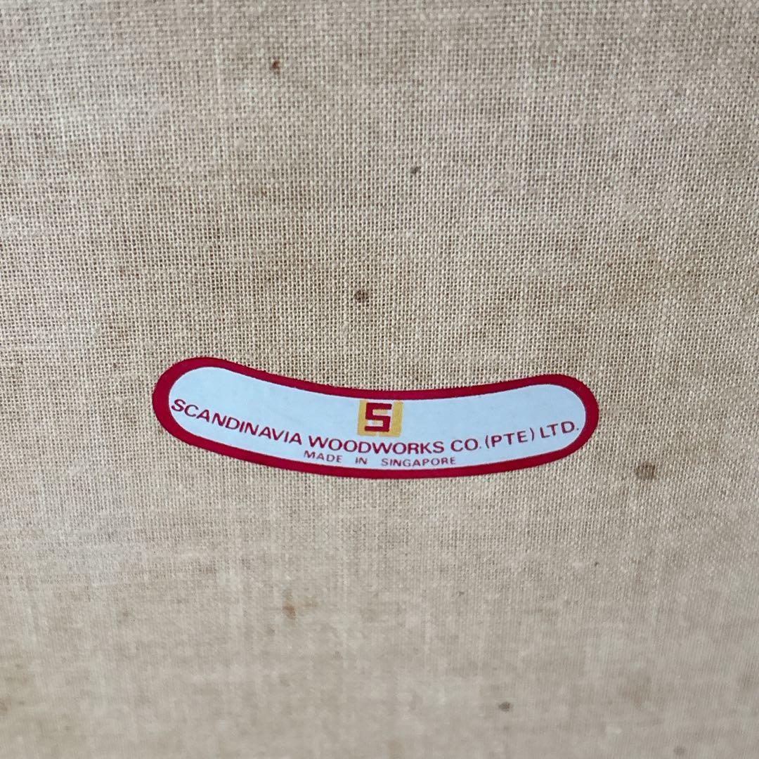 チーク＆ファブリック】スカンジナビアン ウッドワークス ビンテージ チェア