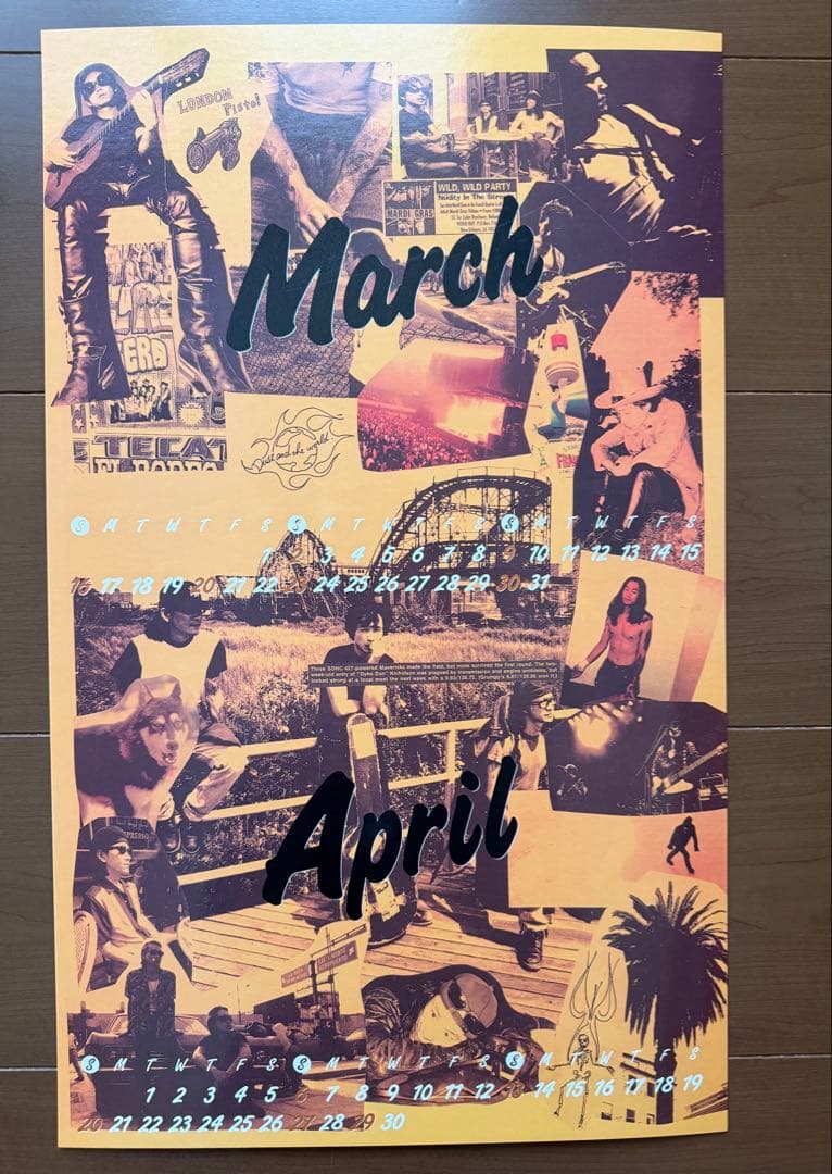 ブランキージェットシティ 1997年 公式カレンダー 6枚組 ケース付