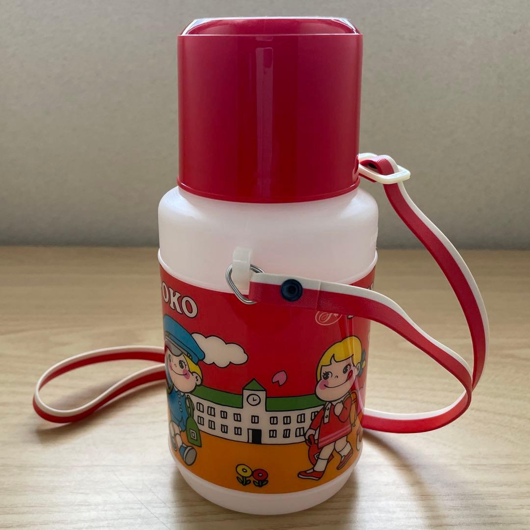 希少 ペコちゃんポコちゃん＆パンダ 水筒 不二家 昭和レトロ