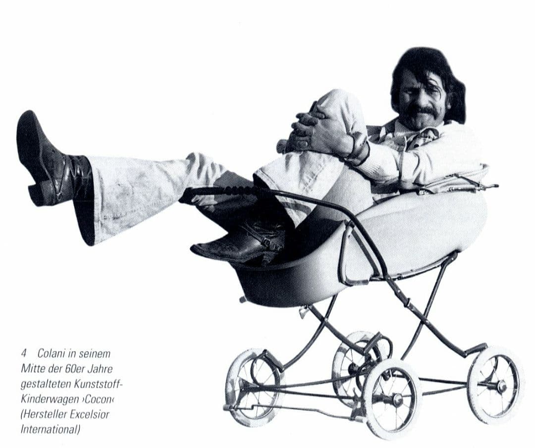 日本にこの一脚！1967年コラーニCOLANIプロトタイプガーデンオットマン！