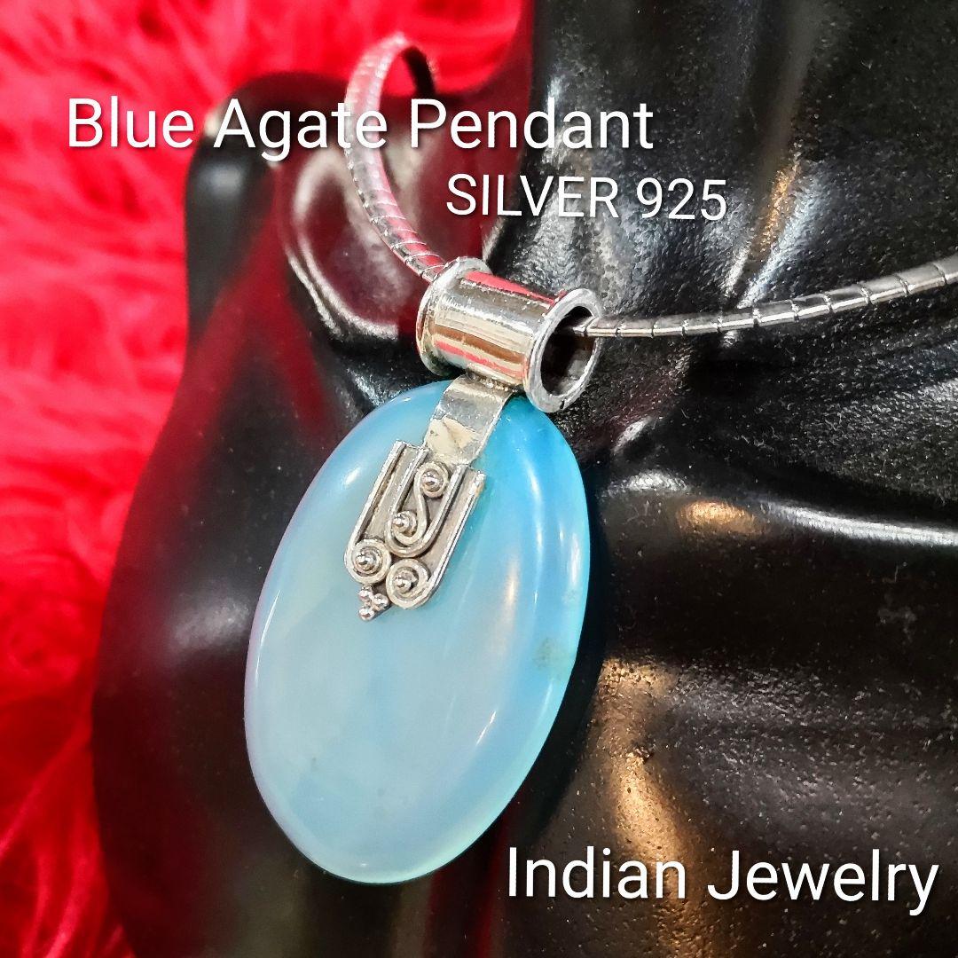 Blue Agate BIG Pendant ニューメキシコ直輸入！