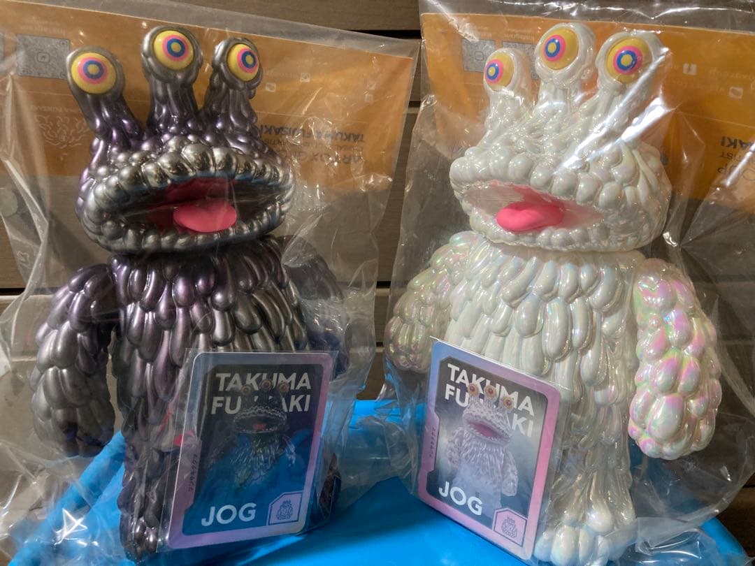 フジサキタクマ モールミュータント モールエイリアン ソフビ フィギュア ペア