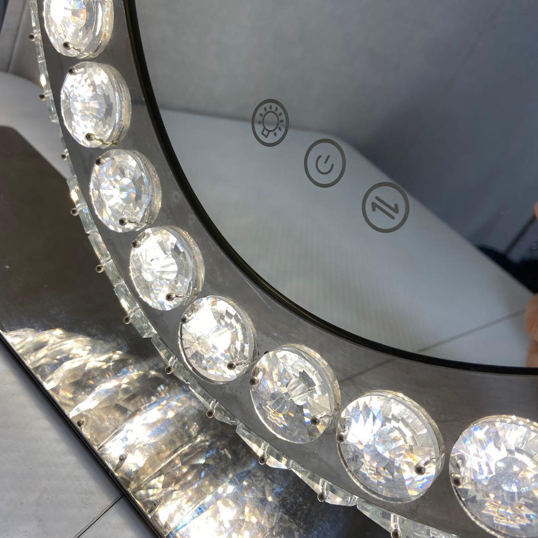 Francfranc ⭐️ブリエ ハリウッドミラー ラウンド 女優ミラー