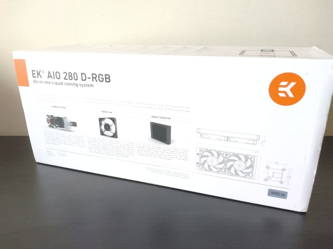 EK AIO 280 D-RGB 簡易水冷CPUクーラー