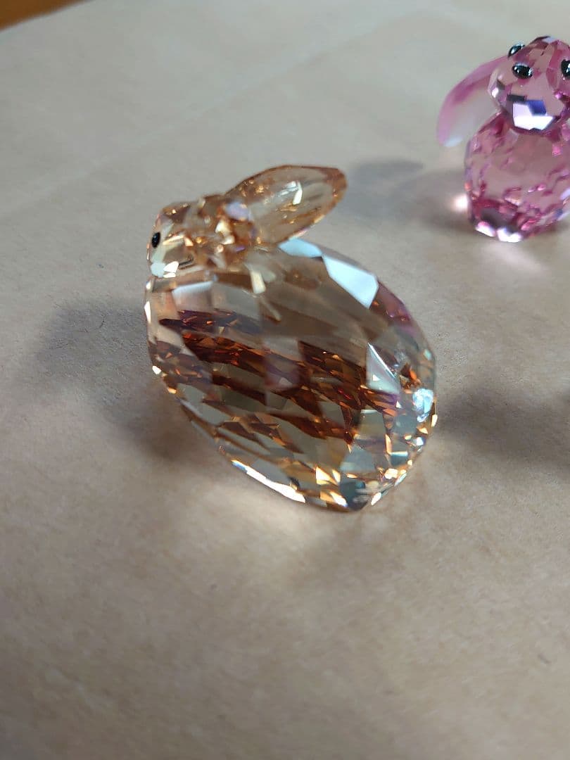 スワロフスキー ウサギ 置物 3点セット SWAROVSKI