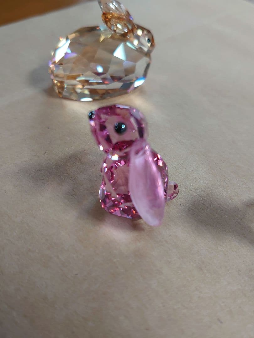 スワロフスキー ウサギ 置物 3点セット SWAROVSKI