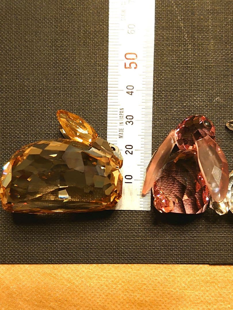 スワロフスキー ウサギ 置物 3点セット SWAROVSKI