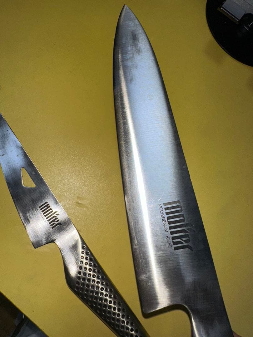 molfer (現global）包丁セット ステンレス鋼 2本セット稀少