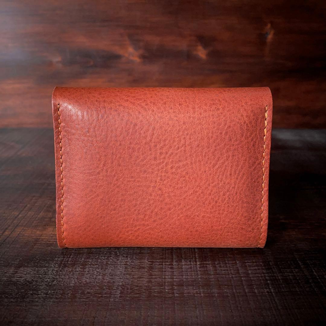 レザーカードウォレット（ブラウン）