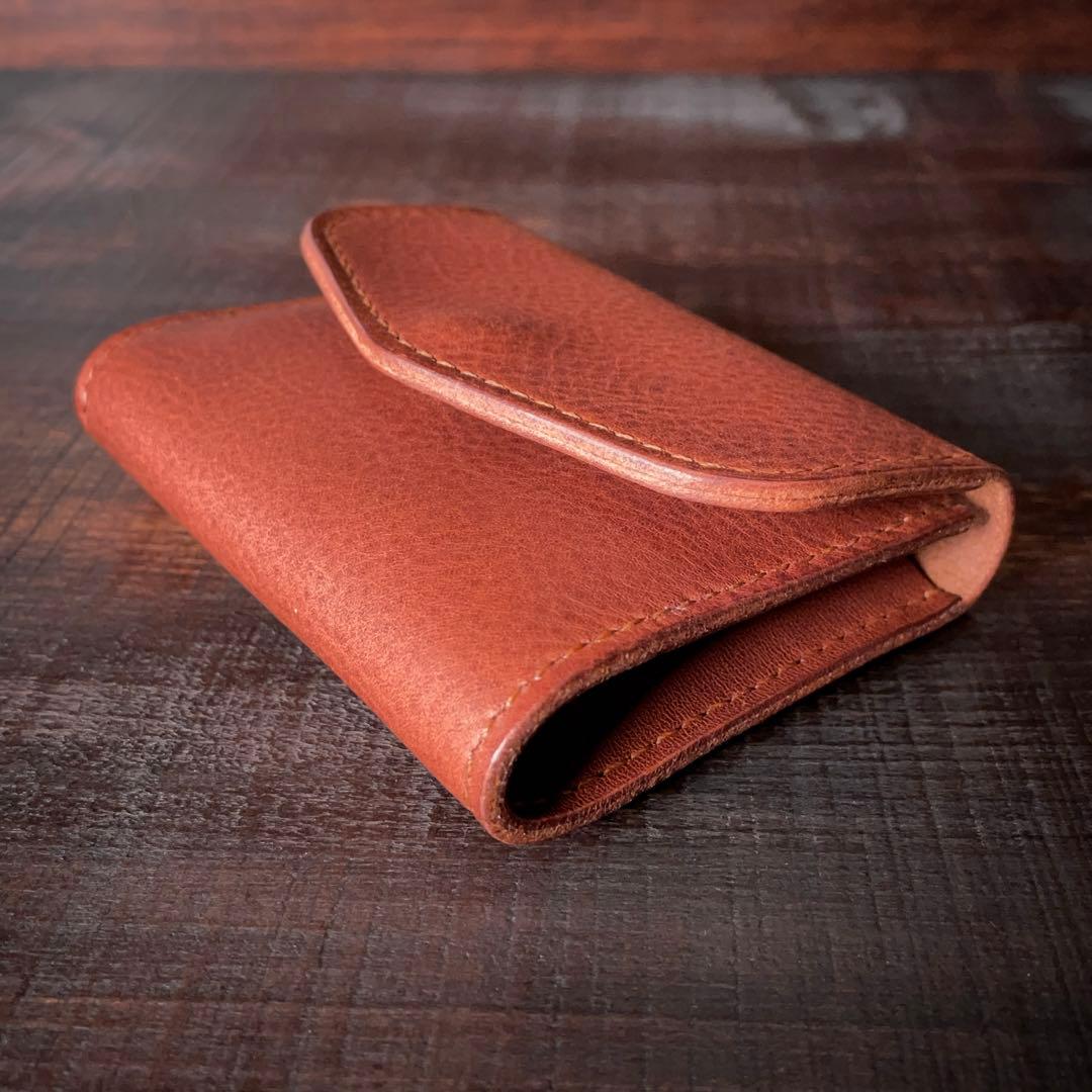 レザーカードウォレット（ブラウン）