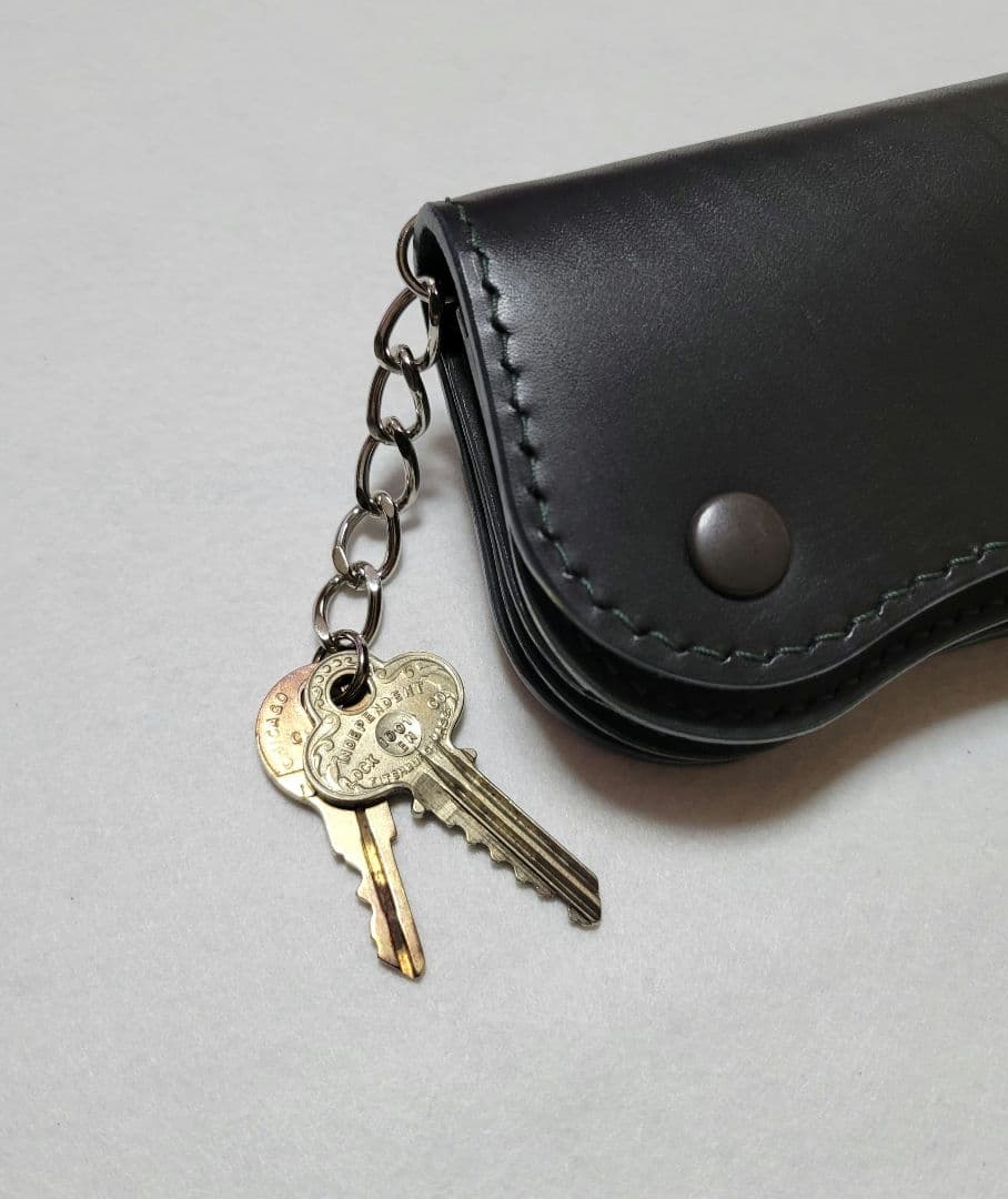 小銭入れ　ケース　財布　ハンドメイド　レザークラフト　コンパクト財布