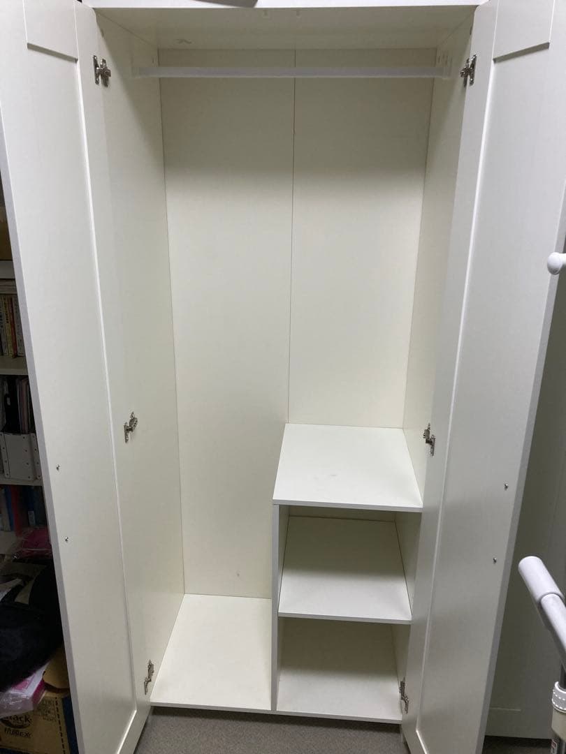 【3月末まで】IKEA BRIMNES ワードローブ ホワイト