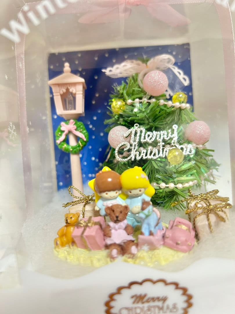 キキララ　クリスマス　ジオラマ　ツリー　冬