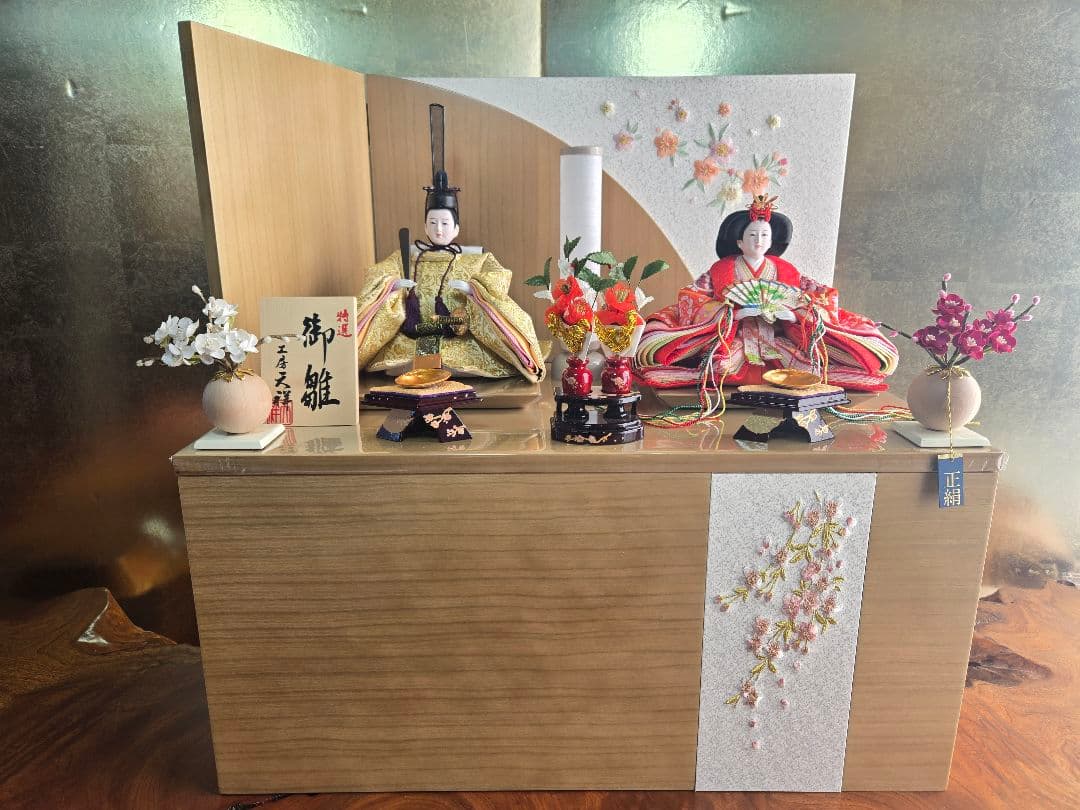 【一点限り】雛人形 収納飾り　SH38