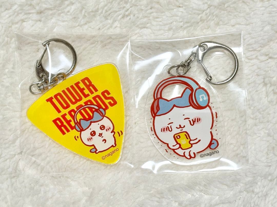 ちいかわ ハチワレ タワーレコード キーホルダーセット