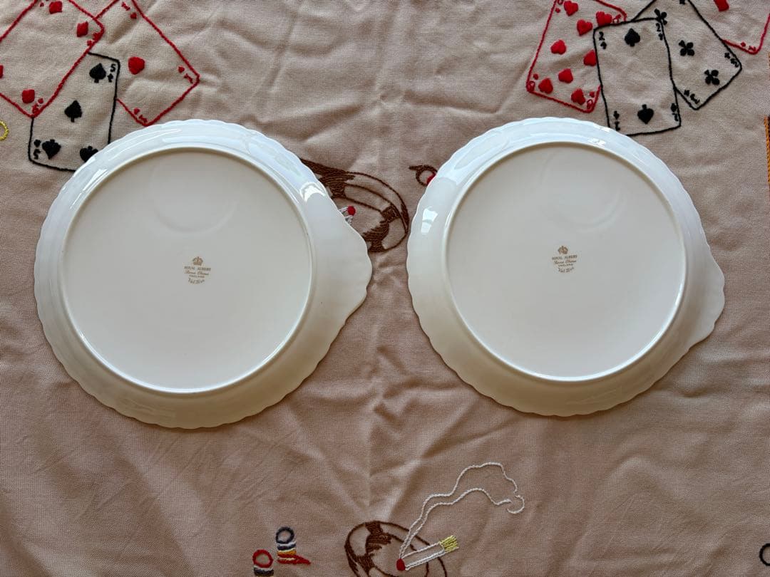 ロイヤルアルバート　Val D’or スナックセット　皿のみ2枚セット