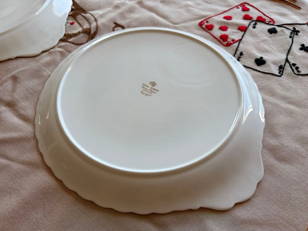 ロイヤルアルバート　Val D’or スナックセット　皿のみ2枚セット