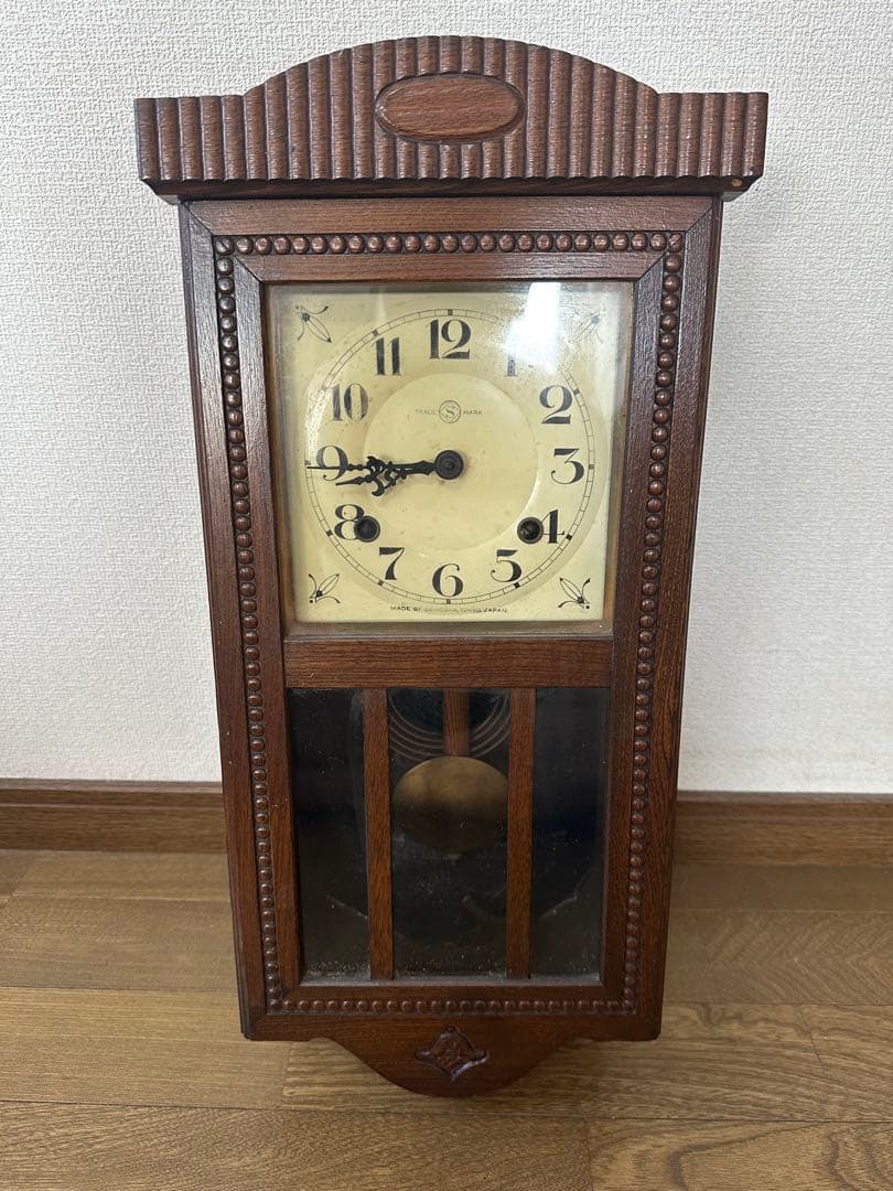 SEIKO SHA精工舎振り子時計ゼンマイ掛け時計柱時計ボンボン時計古時計