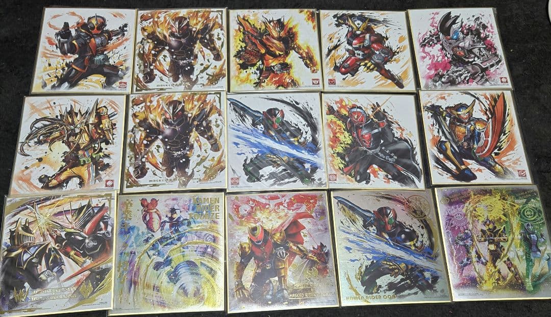 仮面ライダー　色紙アート