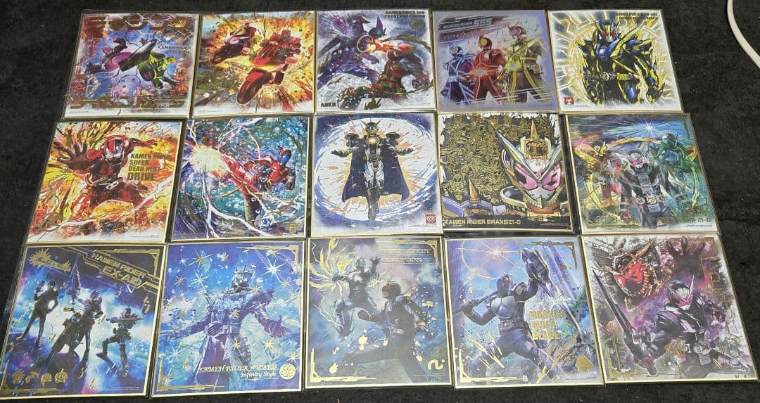 仮面ライダー　色紙アート