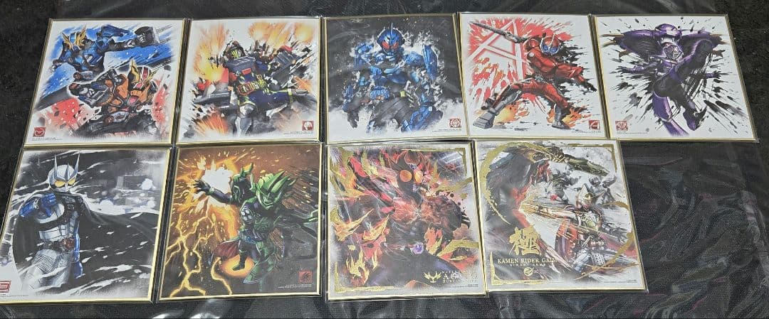 仮面ライダー　色紙アート